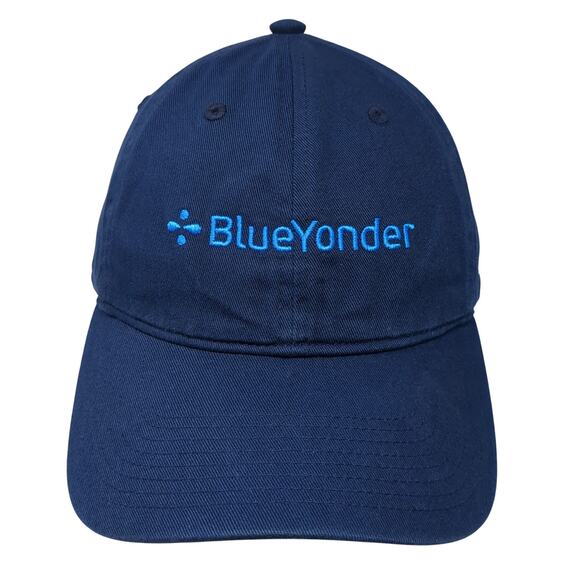 Blue Yonder Slideback Baseball Cap Blue One Size Adjustable Embroidered Adidas - Picture 1 of 8